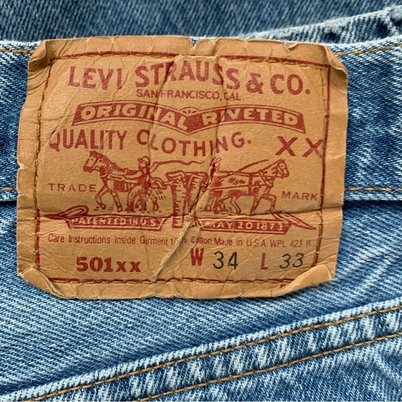 Vintage 90’s 501 jeans. Made in USA. - Picture 11 of 11